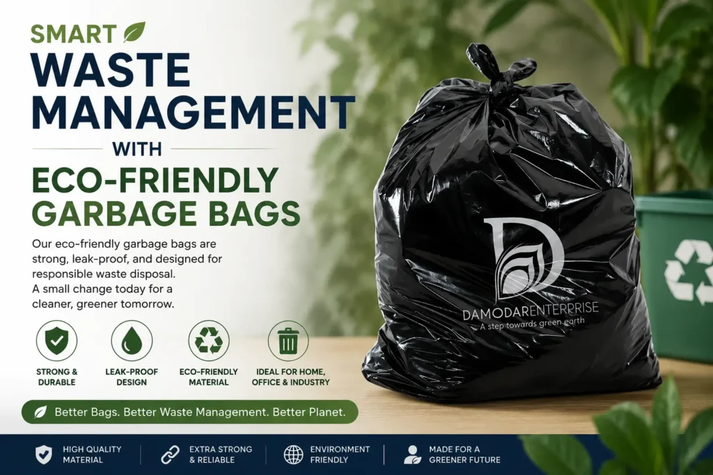 How Eco-Friendly Garbage Bags Help Maintain Clean & Sustainable Environments